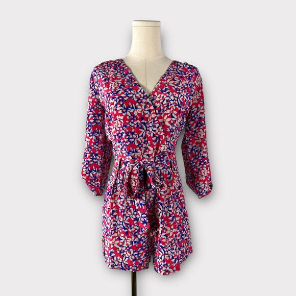 Yumi Kim Liz Floral Silk Romper - Picture 1 of 9